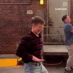 Dancing Freddie Stroma GIF Template