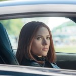 Scarlett Johansson driving