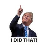 I did that trump