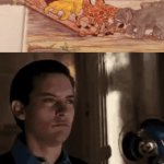 Uhh, so you guys um....see it too right? | image tagged in gifs,peter parker stare,funny memes,spider man,oh no | made w/ Imgflip video-to-gif maker