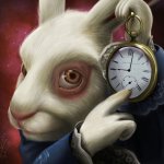 Rabbit clock meme