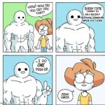 Help me | I WANT TO KILL MYSELF BECAUSE SOMEONE MADE A 6 7 JOKE | image tagged in i do one push-up,suicide | made w/ Imgflip meme maker