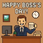 funny boss day meme