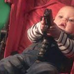 Baby with a gun