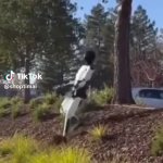 Robot walking GIF Template