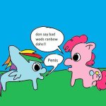 Don’t say bad words rainbow dash