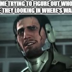 Who Are We Looking For Again | ME TRYING TO FIGURE OUT WHO ARE THEY LOOKING IN WHERE'S WALDO | image tagged in gifs,memes,meme,where's waldo,waldo,spooktober | made w/ Imgflip video-to-gif maker