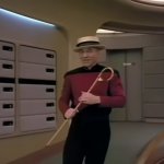 Picard Dancing On The Bridge
