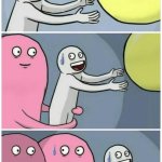 Running away balloon (3 tiles)