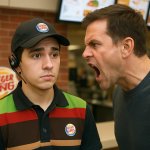 Burger King Worker being yelled at