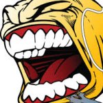 Angry screaming ball