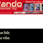 Iraq Randomizer announcement temp meme