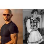 Reverse chad meme template