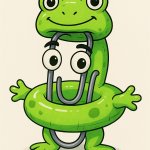 Clippy Frog