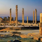 Persepolis, capital of the Persian Empire. template