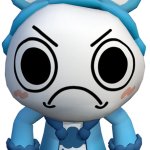 Shrimpo as the Grumpy Bear