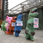 No kings costume protesters template