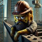 Collar Blue Spongebob