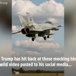 king Trump Top Gun bombing Americans GIF Template