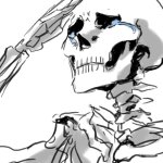 Saluting Skeleton