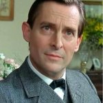 Sherlock Holmes smirk template