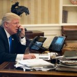 Donald Trump at Desk