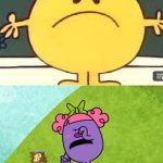 Cornball can funeral in the comments | OK WHO KILLED HER CORNBALL CANS | image tagged in cornball can funeral,corn,mr men,little miss,deviantart,oh wow are you actually reading these tags | made w/ Imgflip meme maker