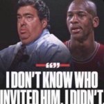 i dont know who invited him