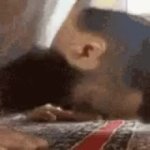 Praying Muslim dude GIF Template