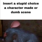 Remy Facepalms At What?