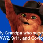 All that surviving for nothing | The Stairs; My Grandpa who survived WW2, 9/11, and Covid-19 | image tagged in gifs,funny,memes,grandpa | made w/ Imgflip video-to-gif maker