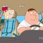 Peter driving GIF Template