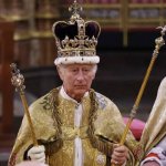 King Charles with robe