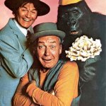 Eddie Spencer, Jake Kong & Tracy the gorilla