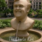 Charlie Kirk Memorial Fountain USA Trump MAGA