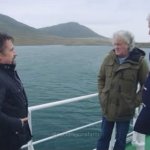 Clarkson and May staring at Hammond