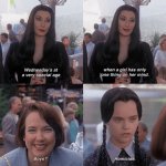 only has one thing on her mind