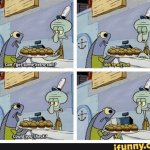 Squidward out of salt