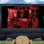 Oarai gets their very own supervillain | image tagged in girls und big screen,girls und panzer,girls und venture,venture bros,parody,meme | made w/ Imgflip meme maker