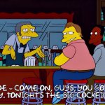 The Simpsons Moe Cockfight