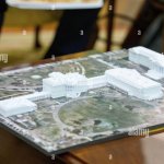 White House model Ballroom Helicopter landing zone LZ