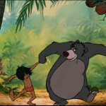 Mowgli and Baloo