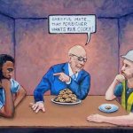 Careful mate that foreigner wants your cookie