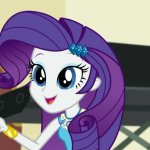 Rarity (EQG) smiling