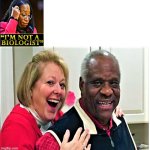 Justice & Mrs Thomas troll Ketanji Brown Jackson meme
