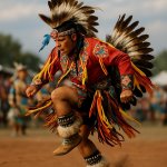 native american big stomp dancing