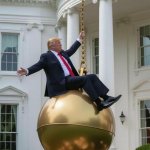 Trump wrecking ball meme