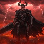 Guts from Berserk as a demon