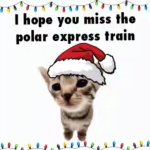 i hope you miss the polar express train meme