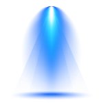 blue spotlight